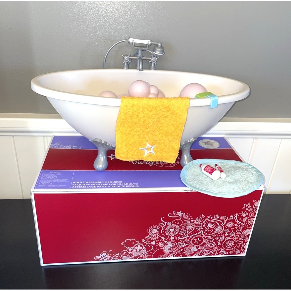 American Girl Doll Bathtub Set w/ Box and Accessories (RETIRED)